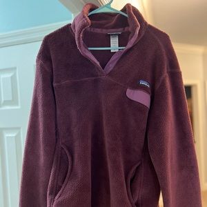Purple XL Patagonia fleece pullover